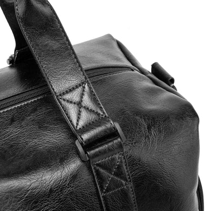 Premium Leather Duffel Bag - Travel & Gym -Malti-Use Bag