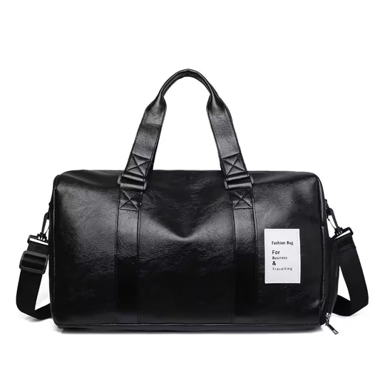 Premium Leather Duffel Bag - Travel & Gym -Malti-Use Bag